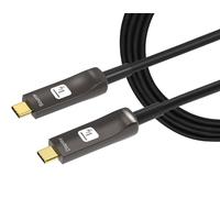 Techly Cavo Audio/Video Ottico Attivo USB-C™ M/M AOC Fibra Ottica 4K 10m