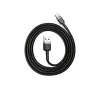 Cavo Baseus Cafule USB - A a USB - C QC 3.0, 3A - 1 m - Nero / Grigio