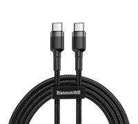Cavo USB C Baseus Cafule 1m Nero Grigio 0.48 Gbit/s 60W Nylon