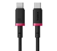 Cavo USB-C Baseus Dura 100W 1m Nero e Rosso Ricarica Rapida PD