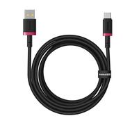Cavo USB-C Baseus Dura 2 m 60 W nero e rosso ricarica rapida