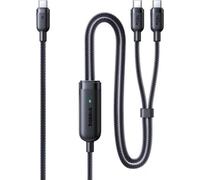 Cavo USB-C Baseus Flash 4 2-in-1 140W 1,5m Nero
