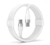 Cavo USB C-C [1m] QC 3,0 Di Ricarica per iPhone 16 15 pro, Lega Intrecciato in Nylon Cavo Type-C per Samsung Galaxy S25 S24 S23 Ultra Z Fold Z Flip Tab S10 Ultra Tab S10+ Wide 5