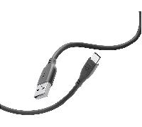 Cellularline Soft cable 120 cm - USB-C Cavo soft touch USB-C Nero