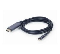 Cavo USB-C con HDMI GEMBIRD CC-USB3C-HDMI-01-6 Nero Grigio 1,8 m