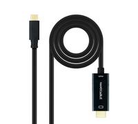 Cavo USB-C con HDMI NANOCABLE 10.15.5132 Nero 1,8 m 4K Ultra HD