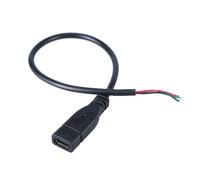 Cavo USB C connettori linea femmina a 4Pin Solder Power Data Extension Cord