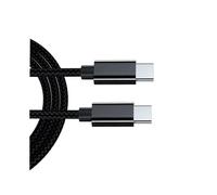 Cavo USB-C da 2 pezzi da 1 metro - Trasferimento dati a ricarica rapida Black