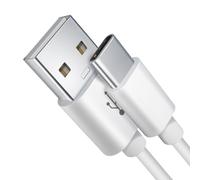Cavo USB-C da 3 m, cavo extra lungo da USB A a USB tipo C, cavo di ricarica e sincronizzazione dati, cavo di prolunga per telecamere CCTV di sicurezza domestica e altri dispositivi (bianco)