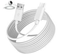Cavo USB C da 5 m, cavo di prolunga di alimentazione extra lungo compatibile con telecamera di sicurezza Mi Camera 2K, telecamera Pan-Tilt ad anello, per CCTV, YESKMO, eufy Camera, cavo di ricarica