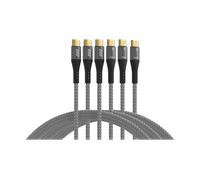 CAVO USB-C EFB ELEKTRONIK USB-CC-00007 - to , di ricarica intrecciato 0,5 m+1 m+2 m