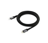Cavo USB-C Equip 128382 USB4 Gen 2x2 2m 20Gbps PD 100W 4K60Hz Nero Intrecciato