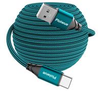 Cavo USB C extra lungo da 10 m, cavo di ricarica USB C in nylon, cavo di ricarica per controller PS5, cavo USB tipo C per Samsung Galaxy S22/S21/S20 Note 10 9 8, PS5, LG V30 V20 G6 G5, Moto, Huawei