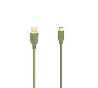 Cavo USB-C ""Flexi-Slim"", USB 2.0, 480 Mbps, verde tartaruga, 0,75 m
