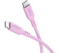 Cavo USB-C Goobay 77746 1,5 m Rosa Ricarica Rapida Silicone