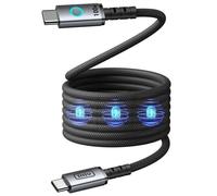 Cavo Magnetico Leopard USB C/C 100W 1,2m Nero