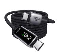 Cavo USB-C INIU Leopard 240W 2m Nero con schermo digitale