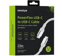 Cavo USB-C INNOSTYLE POWERFLEX per ricarica rapida per iPhone e Samsung, 3A 60W,