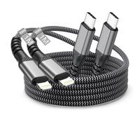 Cavo USB-C Lightning 1M 2-Pack MFi Certificato per iPhone Veloce Carica compatibile con iPhone 14 Pro Max, 13, 12, 11, XS, 8, SE