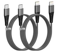 Cavo USB C Lightning 1M 2Pack, Cavo iPhone USB C Certificato Apple MFi Cavo Lightning Tipo C Cavetto iPhone Filo Cavi Ricarica iPad Caricatore Cavi per iPhone 14 Pro Max/14 Plus/13/12/11/XR/XS/X,iPad