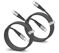 Cavo USB C Lightning 1M 2Pezzi [Certificato Apple MFi], Cavo iPhone USB C cavo Lightning Usb C Cavo Ricarica IPhone Cavetto Nylon Filo Caricatore iPhone per iphone 14/13/12/11 Pro Max/XS/XR/8/SE/iPad