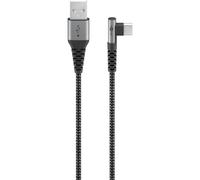 GOOBAY 64657 - Cavo dati/ricarica spina USB A > angolato USB-C, 2 m.