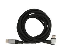 Cavo USB C maschio-maschio per ricarica rapida, trasferimento dati, chip E Marker, rivestimento in nylon intrecciato, display ad alta risoluzione,