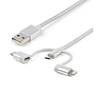 ST LTCUB1MGR - Cable USB - Micro-USB USB-C Lightning 1m
