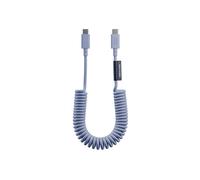 CAVO USB-C NATIVE UNION POP-C-AZR - to , a spirale 1,2 m, ricarica rapida 60W