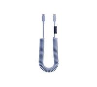 CAVO USB-C NATIVE UNION POP-C-XL-AZR - to , di ricarica a spirale, 2.4 m, Ricarica rapida 60W