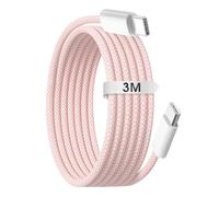 Cavo USB C per iPhone 15 16, 3M 60W Caricabatterie Rapido Tipo C a C Cavo di Ricarica Intrecciato USB C Cavo Per 15/15 Plus/15 Pro Max/16/16 Pro Max/iPad Pro Air Samsung Galaxy Google Pixel Xiaomi