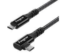 Cavo USB C per Macbook Pro: Fasgear SuperSpeed 20Gbps USB 3.2 Gen 2x2 intrecciato tipo C cavo 100W ricarica rapida 4K uscita video Thunderbolt 3 compatibile per laptop, Galaxy, Monitor (3 m, Nero)