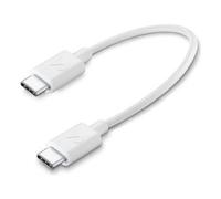 Cellularline - Usbdatactrusbc2cw Cavo Dati-usb-c To Usb-c-15 Cm-bianco CELLULARLINE