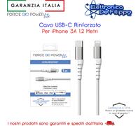 Cavo USB-C Rinforzato Per iPhone 3A 1,2 Metri