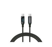 Cavo USB-C Savio CL-174 1m Display Digitale 100W USB 3.2 Gen 1 Nero