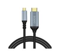 Cavo USB-C Savio CL-184 HDMI 2.0b 3m 4K60Hz Nero
