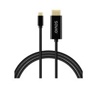 Cavo USB-C Savio CL-190 1m HDMI 4K FHD 120Hz Plug and Play Nero
