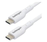 Cavo USB-C StarTech USB2CC1MNCWHE 1 m 60W 3A Bianco Carica e Dati