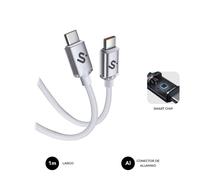 Cavo USB C SUBBLIM Optimus 60W 1m Nylon Intrecciato Trasferimento 480Mbps Cavo USB C SUBBLIM Optimus 60W 1m Nylon Intrecciato Trasferimento 480Mbps