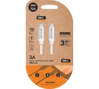 Cavo USB-C Tech One TECH TEC2204 1 m Bianco Ricarica Dati Power Delivery