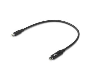 Cavo USB-C Ubiquiti UACC-Cable-USB-100W-0.3M-BK, 100W, 0.3 m, schermo integrato