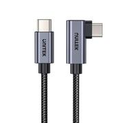 Cavo USB-C UNITEK C14123BK-3M 3 m USB 2.0 Nero Grigio Intrecciato