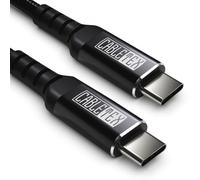 Cavo USB C USB 3.1 I 3 Metri I Cavo di ricarica e dati robusto e durevole I USB 3.0 Computer e smartphone I Oculus Quest Link, MacBook Pro, Galaxy, S9+, S10+, Huawei P20 Pro, OnePlus 3 - NERO