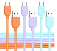 Cavo USB C USB A 1,8m confezione da 3 con ricarica rapida 3A (cavo di ricarica