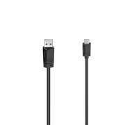 Hama 200631 - Cavo USB C, da USB A maschio a USB C maschio, USB 2.0, 480 Mbps, nero, 0,75 m