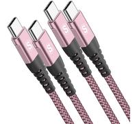 Cavo USB C USB C [2 pezzi 2m], [Ricarica rapida PD 60W] cavo usb type-c per con serie i phone 15, MacBookPro, iPad Pro/Air/mini6, Galaxy S24/S23/S22, Sony, Pixel e altri modelli Type-C