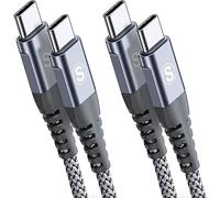 Cavo USB C USB C [2 pezzi 2m], [Ricarica rapida PD 60W] cavo usb type-c per con serie i phone 15, MacBookPro, iPad Pro/Air/mini6, Samsung Galaxy S24/S23/S22, Sony, Pixel e altri modelli Type-C.