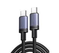 Cavo USB C verso USB C PD 100W 20V 5A Cavo Type C Ricarica Veloce e Sync Compatibile con iPhone 17 Pro Max Air 16 15 14 Galaxy S25 Ultra S24 iPad Air mini MacBook Pro Air Pixel 9 (0,5M) - Nouvo