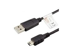 cavo USB caseroxx, Cavo dati per Garmin Edge 500, cavo USB come cavo di ricarica o per il trasferimento dati in nero