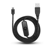Cavo USB con interruttore, Richer-R Micro USB A/M adattatore di alimentazione Cavo di ricarica, utilizzabile 103,5 cm Cavo di alimentazione USB con interruttore on/off per 3/2 / B /
